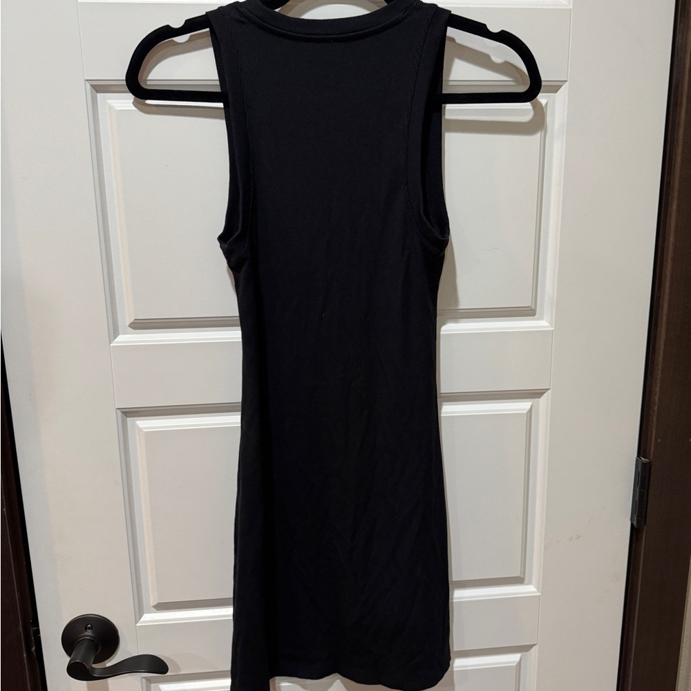 Wilfred Free Aritzia Black Mini Dress - Picture 4 of 4